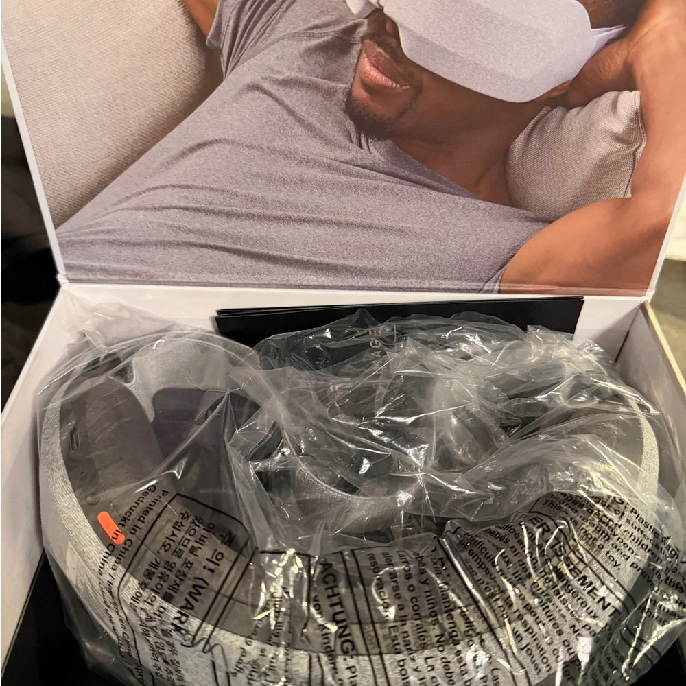 Sharper Image Silver Smart Eye Mask